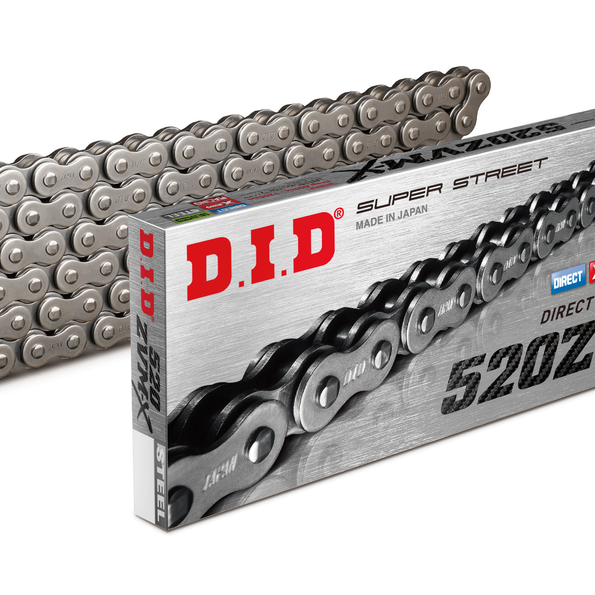 520ZVM-X x 98ZB G&G X'Ring chain w/ ZJ rivet link DID (520ZVMX98G) main image 0